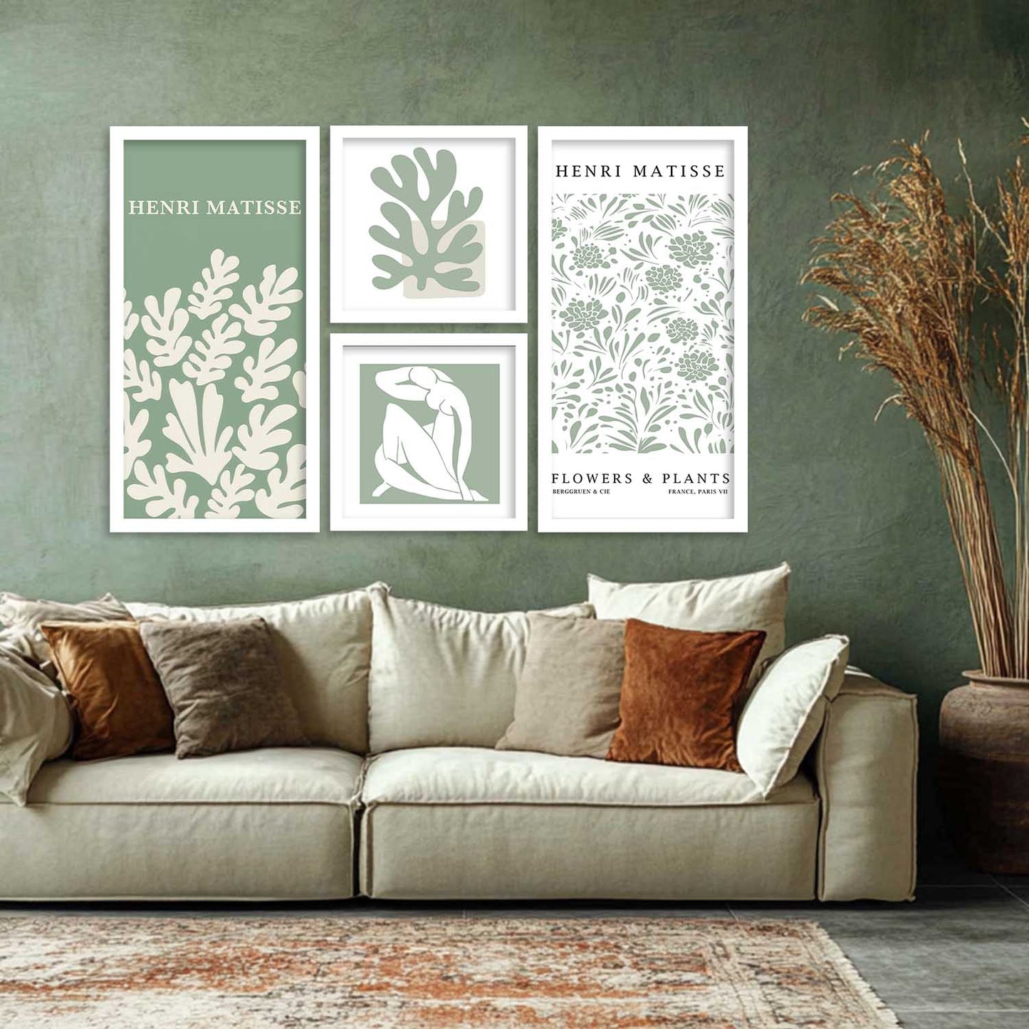 kotart  Modern Big Size Wall Art Home Dacor Abstract Decorative Painting poster With Frame For Living Room Bed Room Hotel Wall Decor