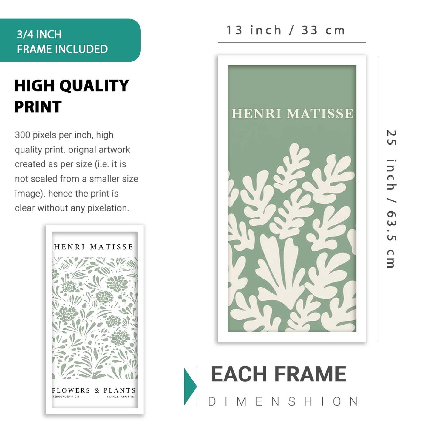 kotart  Modern Big Size Wall Art Home Dacor Abstract Decorative Painting poster With Frame For Living Room Bed Room Hotel Wall Decor