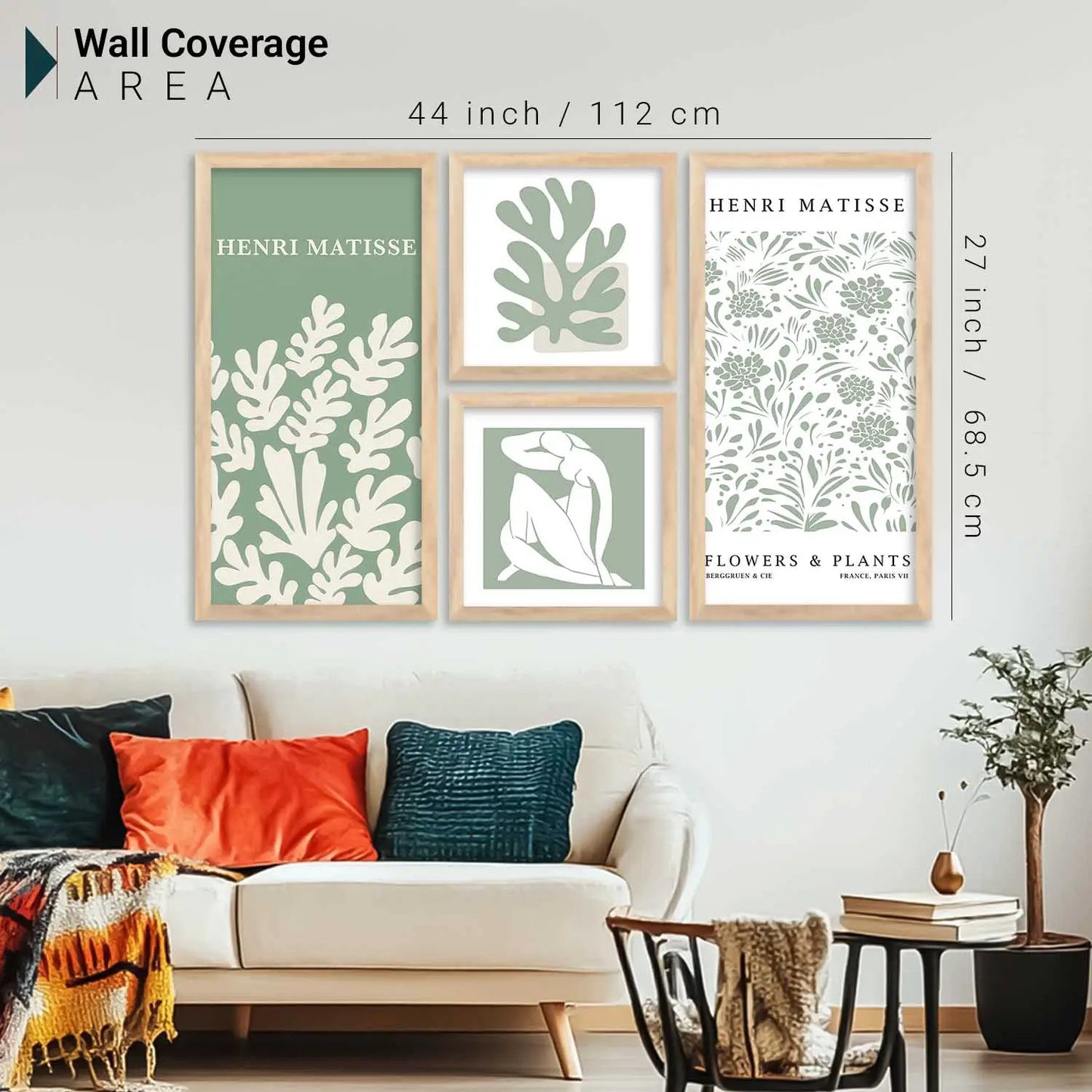 kotart Decorative Modern Big Size Wall Art Home Dacor Abstract Painting poster With Frame For Living Room Bed Room Hotel Wall Decor