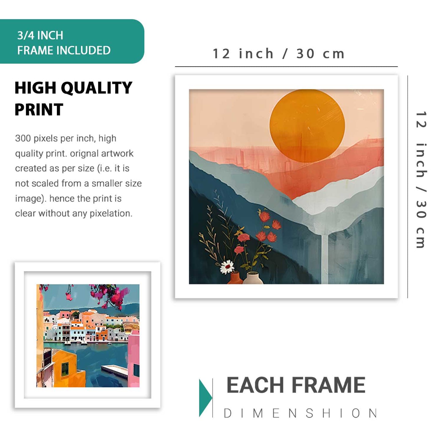 kotart  Modern Big Size Wall Art Home Dacor  Decorative Painting poster With Frame For Living Room Bed Room Hotel Wall Decor