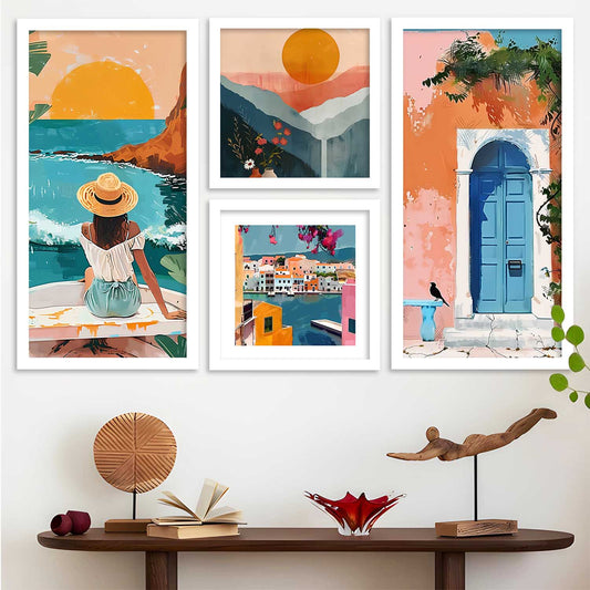 kotart  Modern Big Size Wall Art Home Dacor  Decorative Painting poster With Frame For Living Room Bed Room Hotel Wall Decor