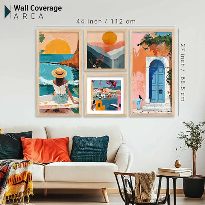 kotart Modern Big Size Art Home Decoration  Paintings With Frame For Living Room Bed Room Hotel Wall Decor