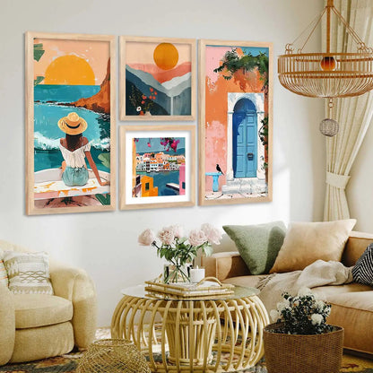 kotart Modern Big Size Art Home Decoration  Paintings With Frame For Living Room Bed Room Hotel Wall Decor