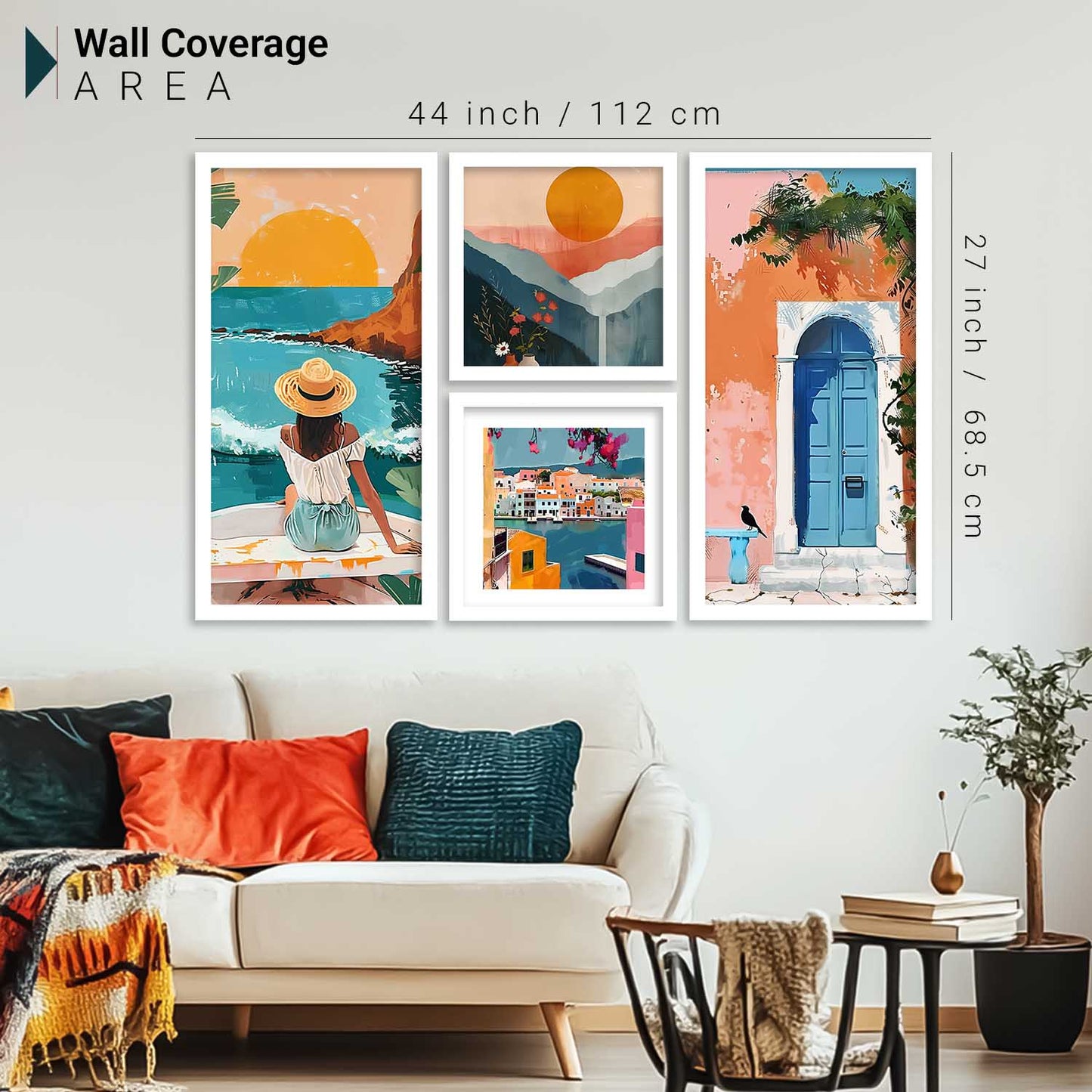 kotart  Modern Big Size Wall Art Home Dacor  Decorative Painting poster With Frame For Living Room Bed Room Hotel Wall Decor