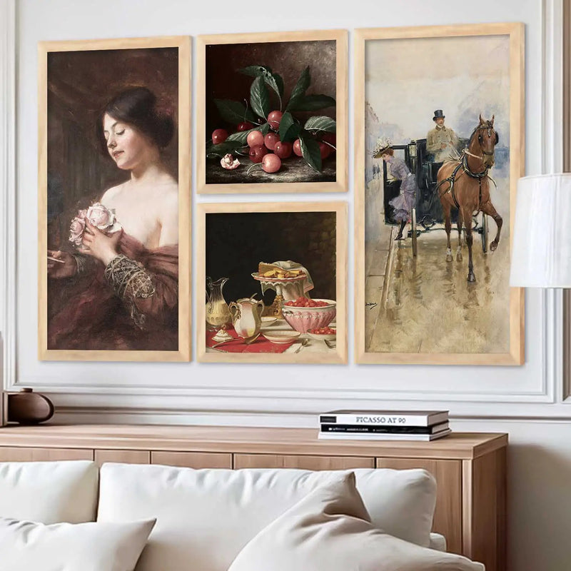kotart Modern Big Size Art Home Decoration Paintings With Frame For Living Room Bed Room Hotel Wall Decor