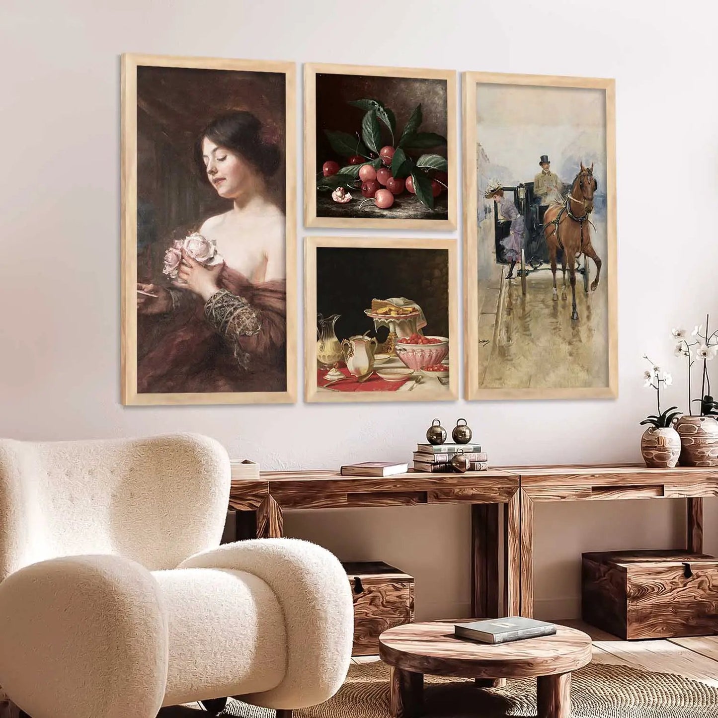 kotart Modern Big Size Art Home Decoration Paintings With Frame For Living Room Bed Room Hotel Wall Decor