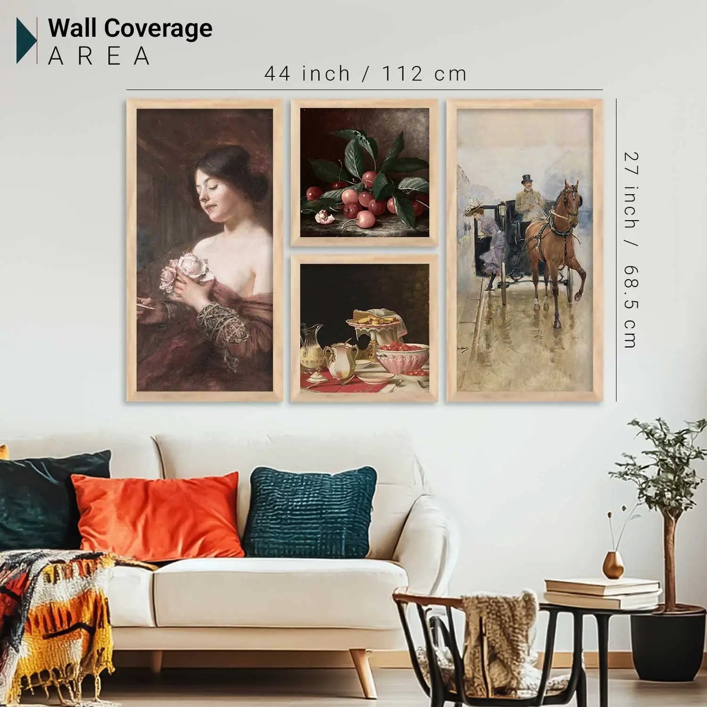 kotart Modern Big Size Art Home Decoration Paintings With Frame For Living Room Bed Room Hotel Wall Decor