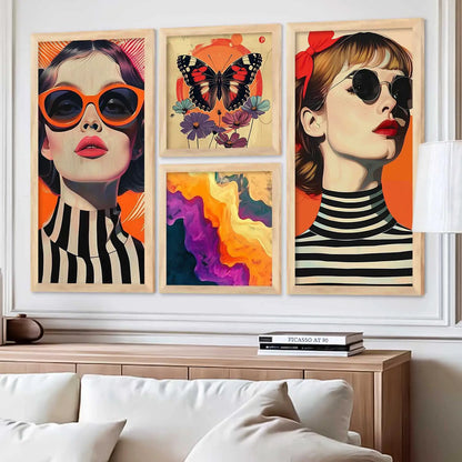 kotart Decorative Modern Big Size Wall Art Print With Frame Paintings For Living Room Bed Room Hotel Wall Decor