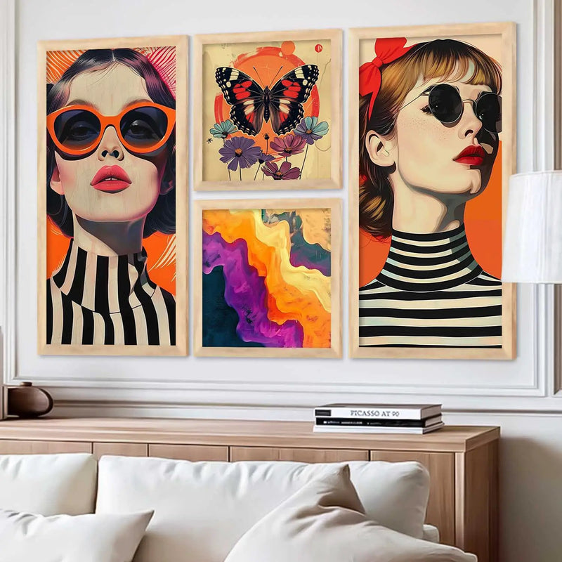 kotart Decorative Modern Big Size Wall Art Print With Frame Paintings For Living Room Bed Room Hotel Wall Decor