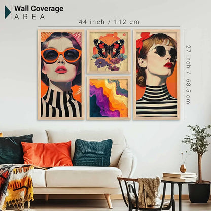 kotart Decorative Modern Big Size Wall Art Print With Frame Paintings For Living Room Bed Room Hotel Wall Decor