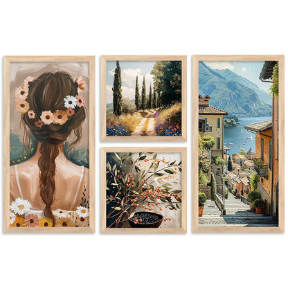 kotart Decorative Modern Big Size Wall Art Print With Frame  Paintings For Living Room Bed Room Hotel Wall Decor