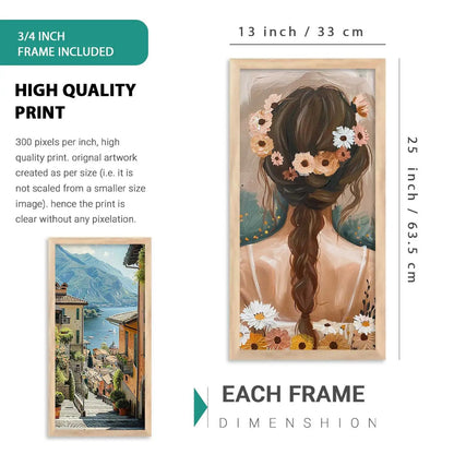 kotart Decorative Modern Big Size Wall Art Print With Frame  Paintings For Living Room Bed Room Hotel Wall Decor