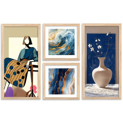 kotart  Modern Big Size Wall Art Home Painting Decoration Paintings With Frame For Living Room Bed Room Hotel Wall Decor