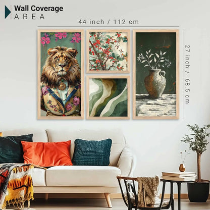 kotart Painting Modern Big Size Wall Art Home Decoration Paintings With Frame For Living Room Bed Room Hotel Wall Decor