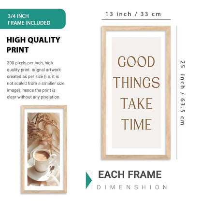 kotart Decorative Modern Big Size Wall Art Print With Frame Cafe Paintings For Living Room Bed Room Hotel Wall Decor