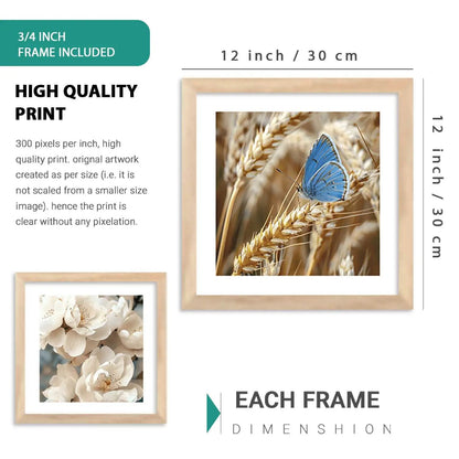 kotart Decorative Modern Big Size Wall Art Print With Frame Cafe Paintings For Living Room Bed Room Hotel Wall Decor
