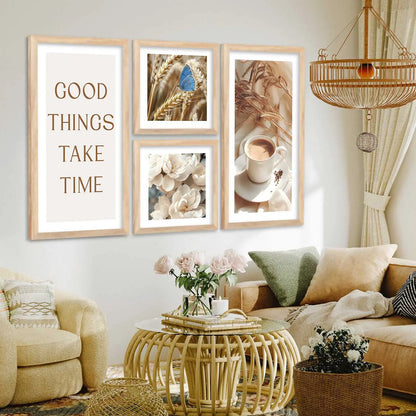 kotart Decorative Modern Big Size Wall Art Print With Frame Cafe Paintings For Living Room Bed Room Hotel Wall Decor