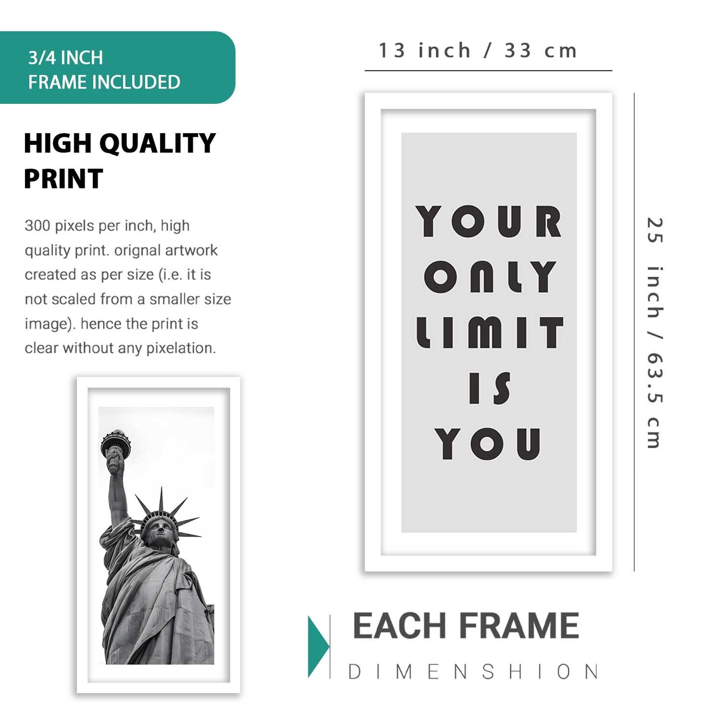 kotart  Modern Big Size Wall Art Home Decoration Paintings With Frame For Living Room Bed Room Hotel Wall Decor