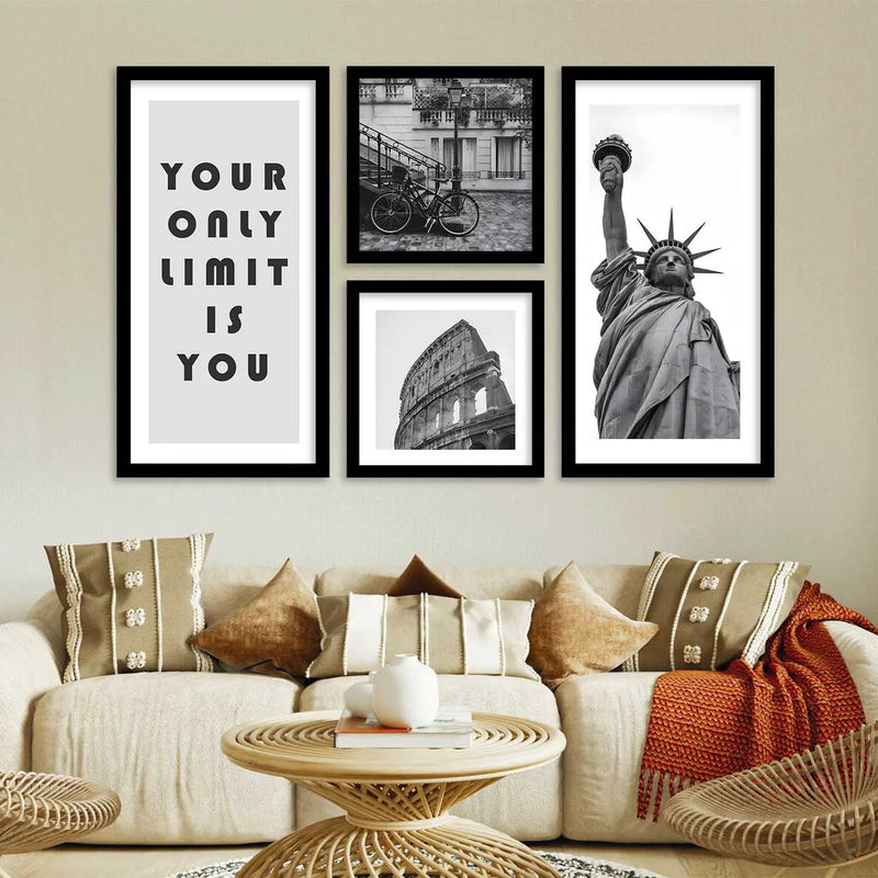kotart Modern Big Size Art Home Decoration Painting Abstract Paintings With Frame For Living Room Bed Room Hotel Wall Decor