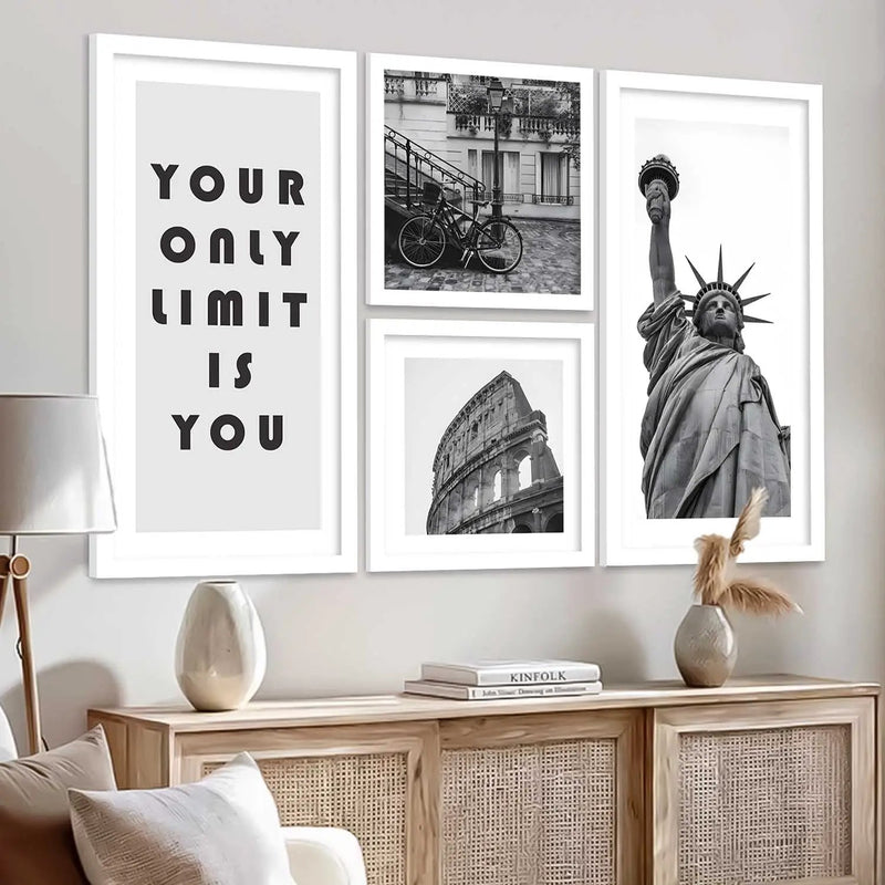 kotart  Modern Big Size Wall Art Home Decoration Paintings With Frame For Living Room Bed Room Hotel Wall Decor