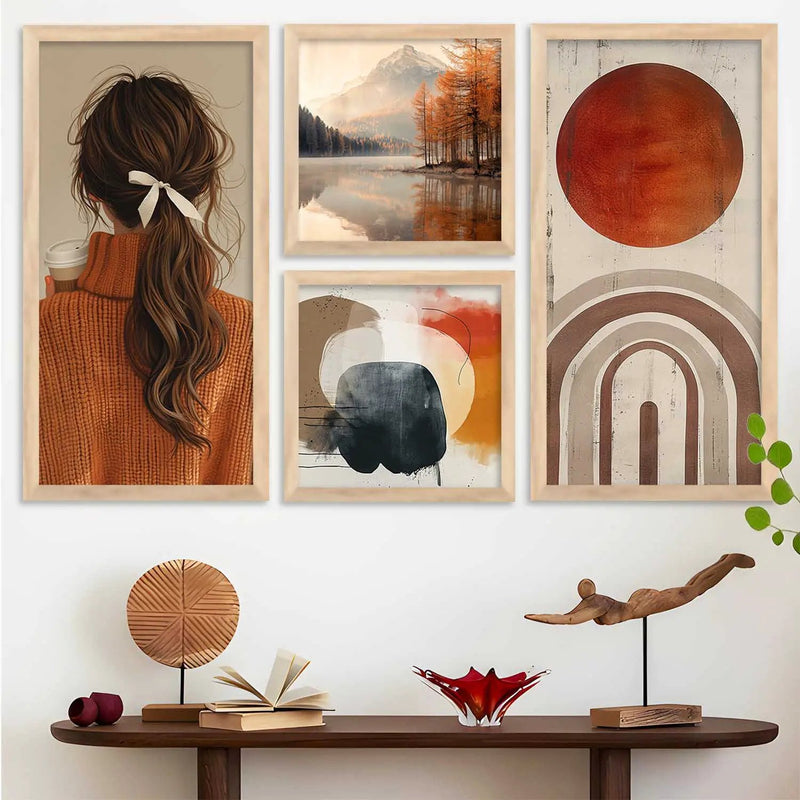 kotart Modern Big Size Art Home Decoration Painting Abstract Paintings With Frame For Living Room Bed Room Hotel Wall Decor