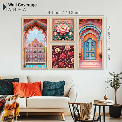 kotart Traditional Big Size Art Wall Painting Home Decoration With Frame For Living Room Bed Room Hotel Wall Decor