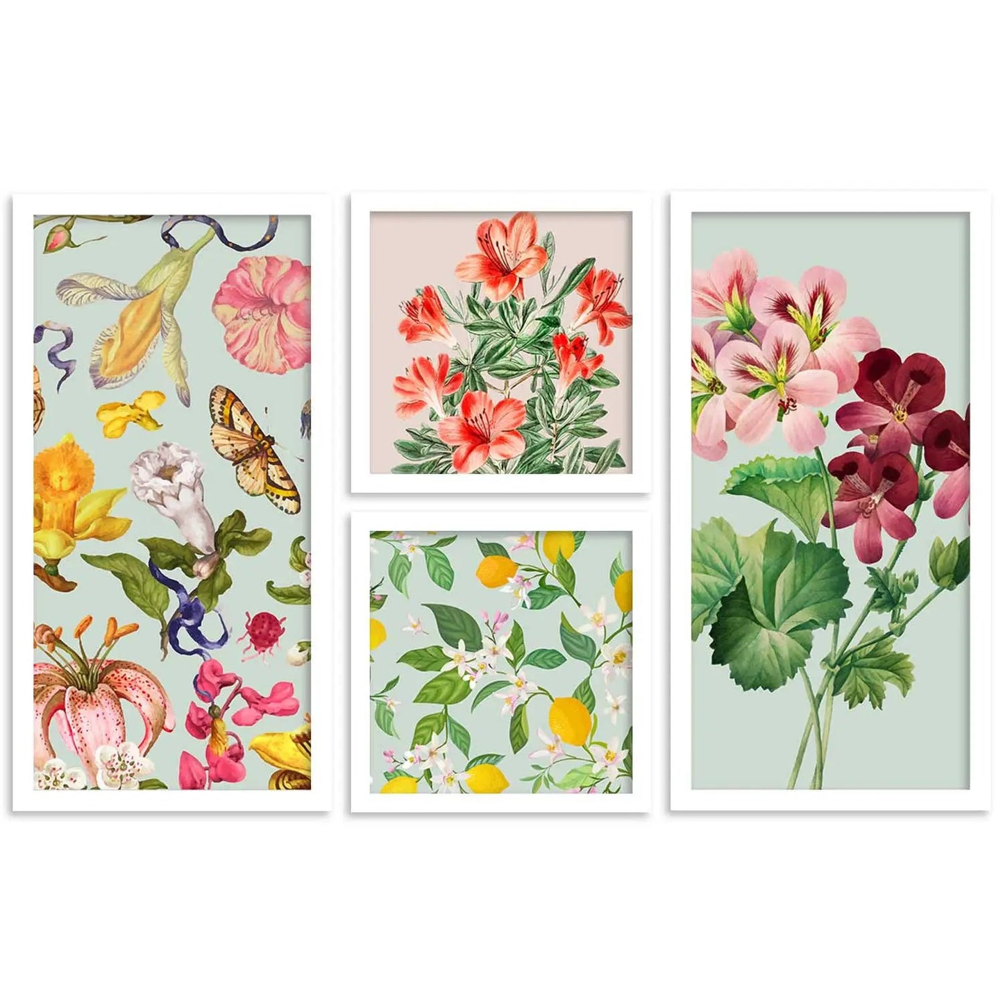 kotart Modern Big Size Art Home Decoration Painting Floral Paintings With Frame For Living Room Bed Room Hotel Wall Decor