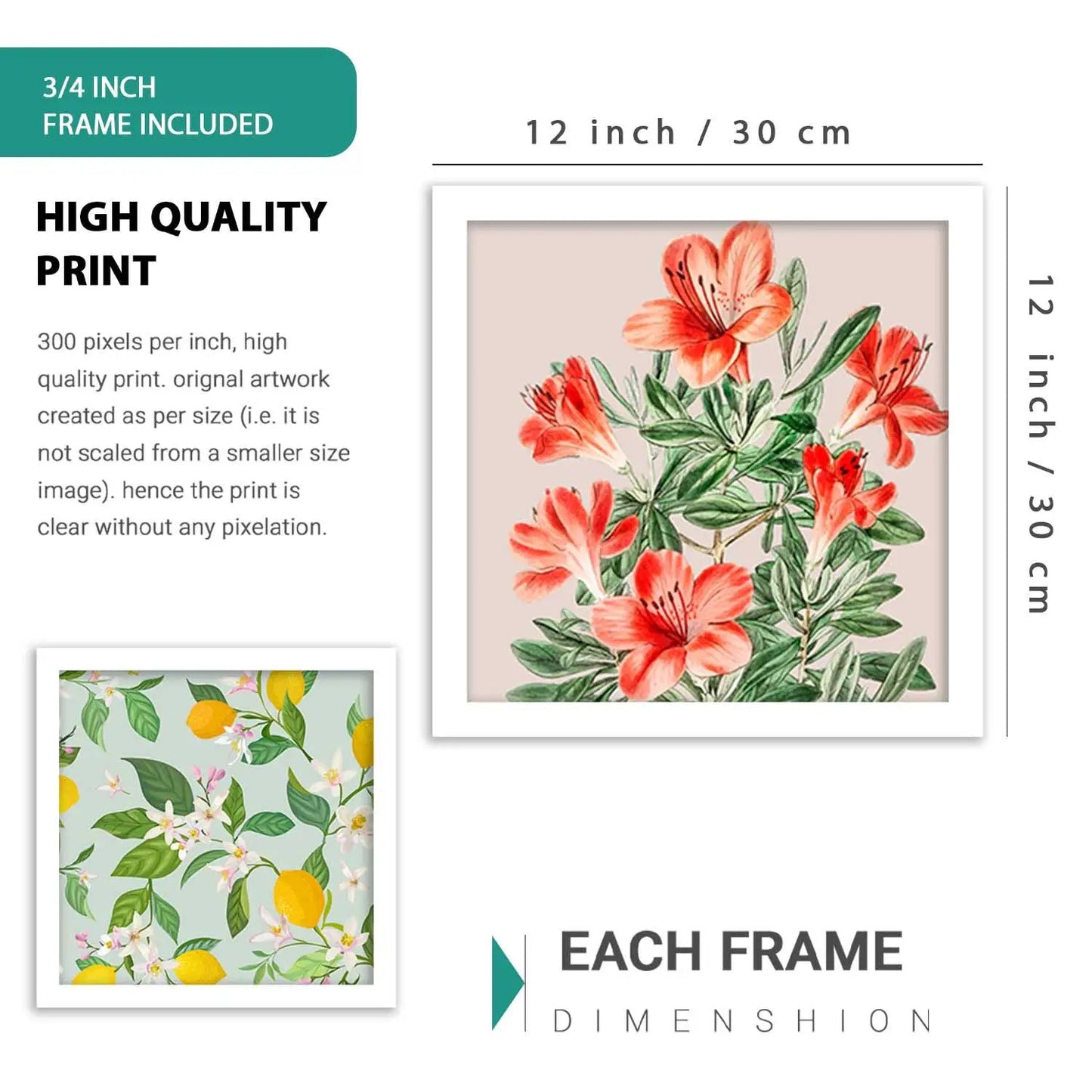 kotart Modern Big Size Art Home Decoration Painting Floral Paintings With Frame For Living Room Bed Room Hotel Wall Decor