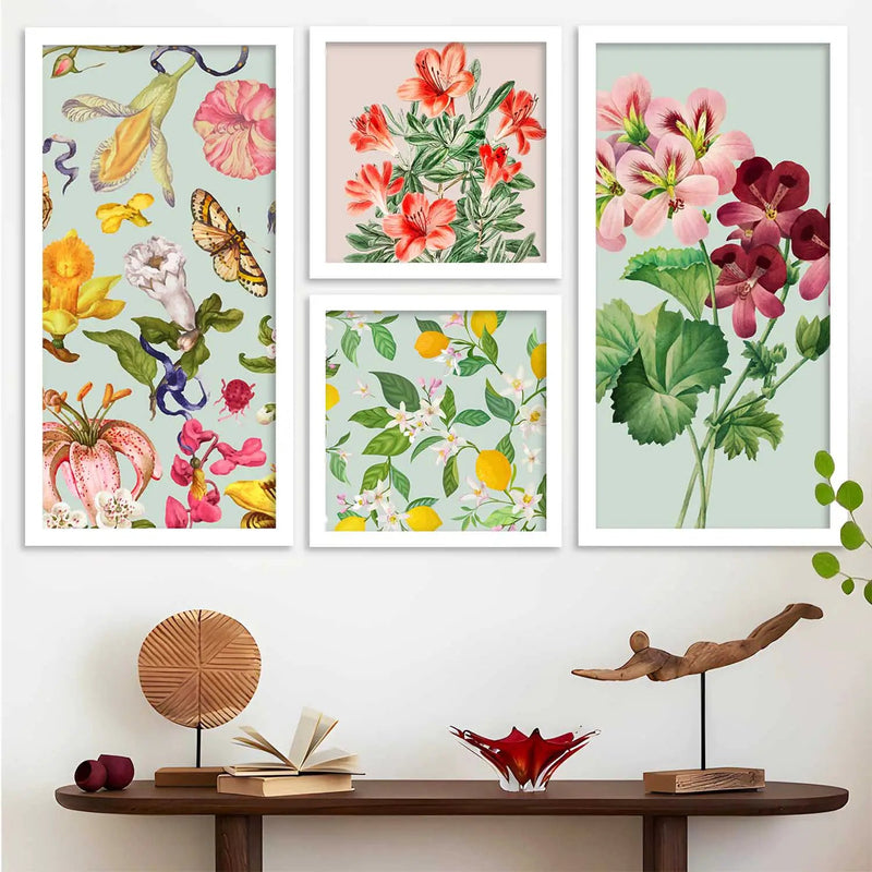 kotart Modern Big Size Art Home Decoration Painting Floral Paintings With Frame For Living Room Bed Room Hotel Wall Decor