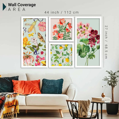 kotart Modern Big Size Art Home Decoration Painting Floral Paintings With Frame For Living Room Bed Room Hotel Wall Decor