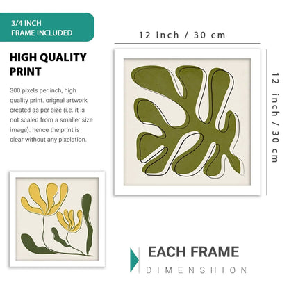 kotart  Modern Big Size Wall Art Print With Frame Floral Decorative Paintings For Living Room Bed Room Hotel Wall Decor
