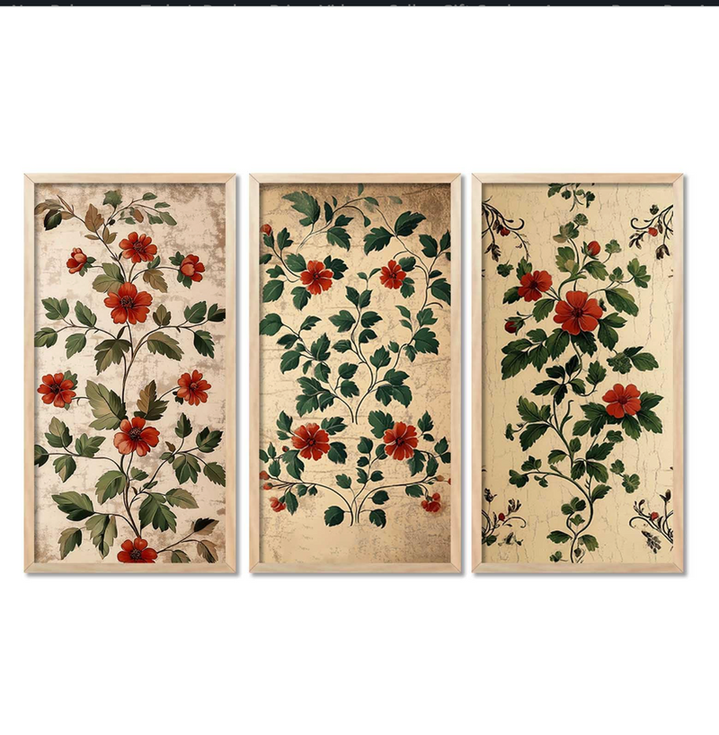 Floral  Wall Print For Living Room Wall Decor