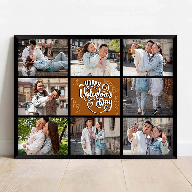 Personalized Picture Collage Photo Frame Gift - Customized Photo Frame Collage Gift for Valentine Day by Kotart store