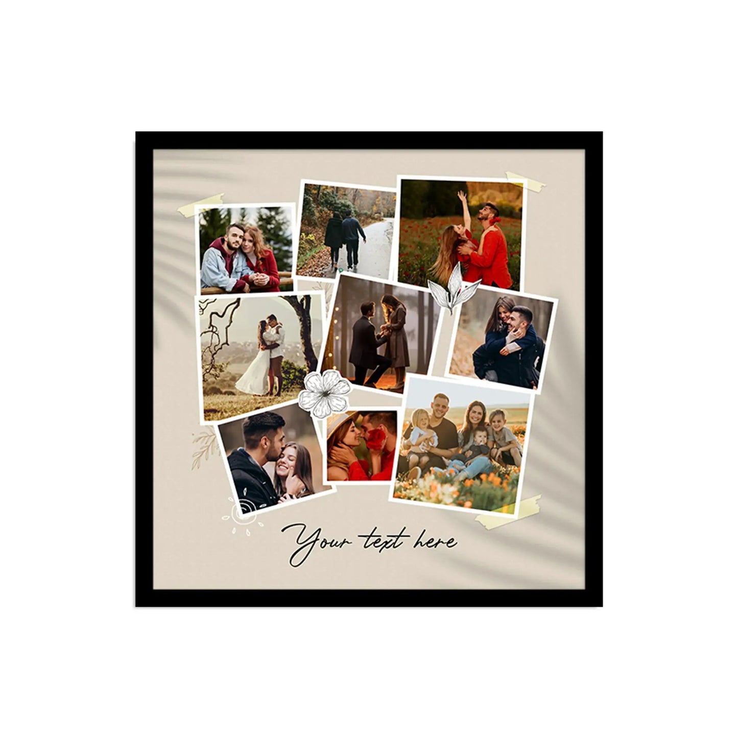 Customized Gifts for Men & Women – Personalized Photo Frame for Husband Birthday Special, Wife Anniversary Gift, Sister Birthday Gift, Unique Photo Gift, Useful Gift Ideas for Couples, Parents, Family