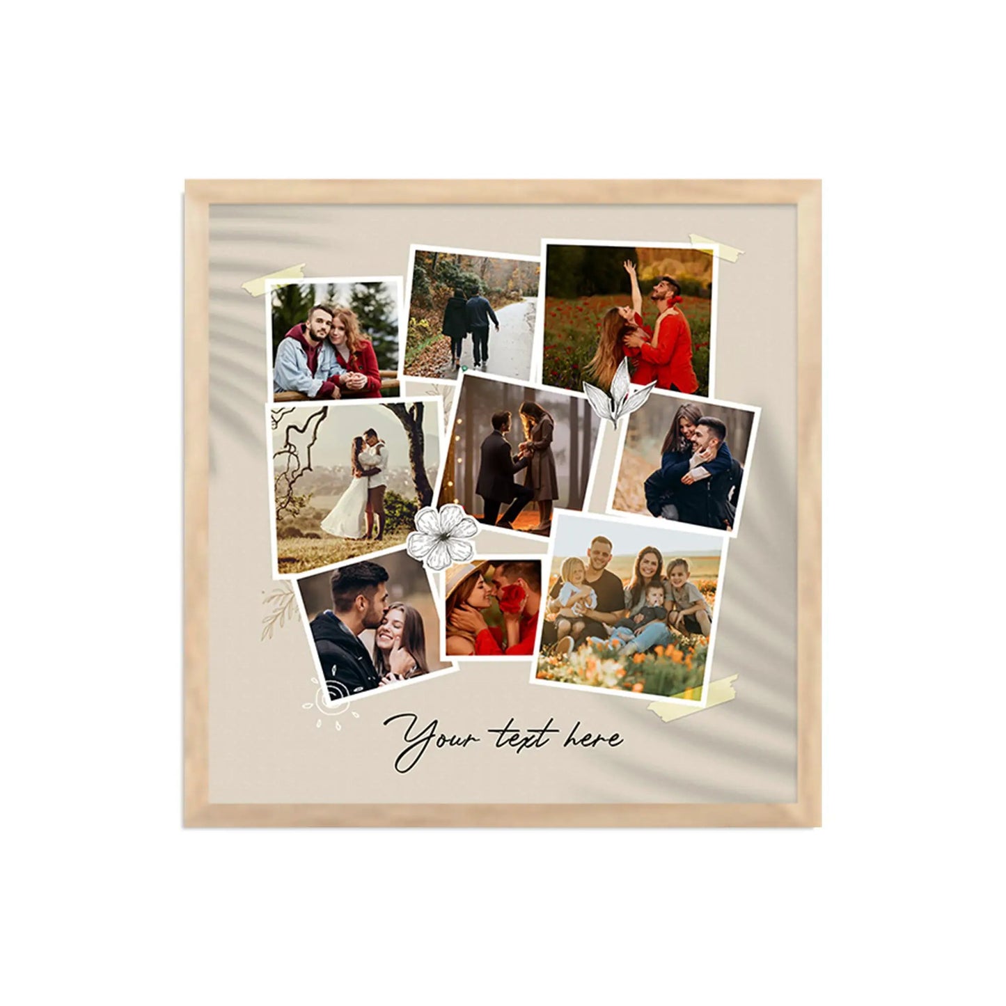 Customized Gifts for Men & Women – Personalized Photo Frame for Husband Birthday Special, Wife Anniversary Gift, Sister Birthday Gift, Unique Photo Gift, Useful Gift Ideas for Couples, Parents, Family