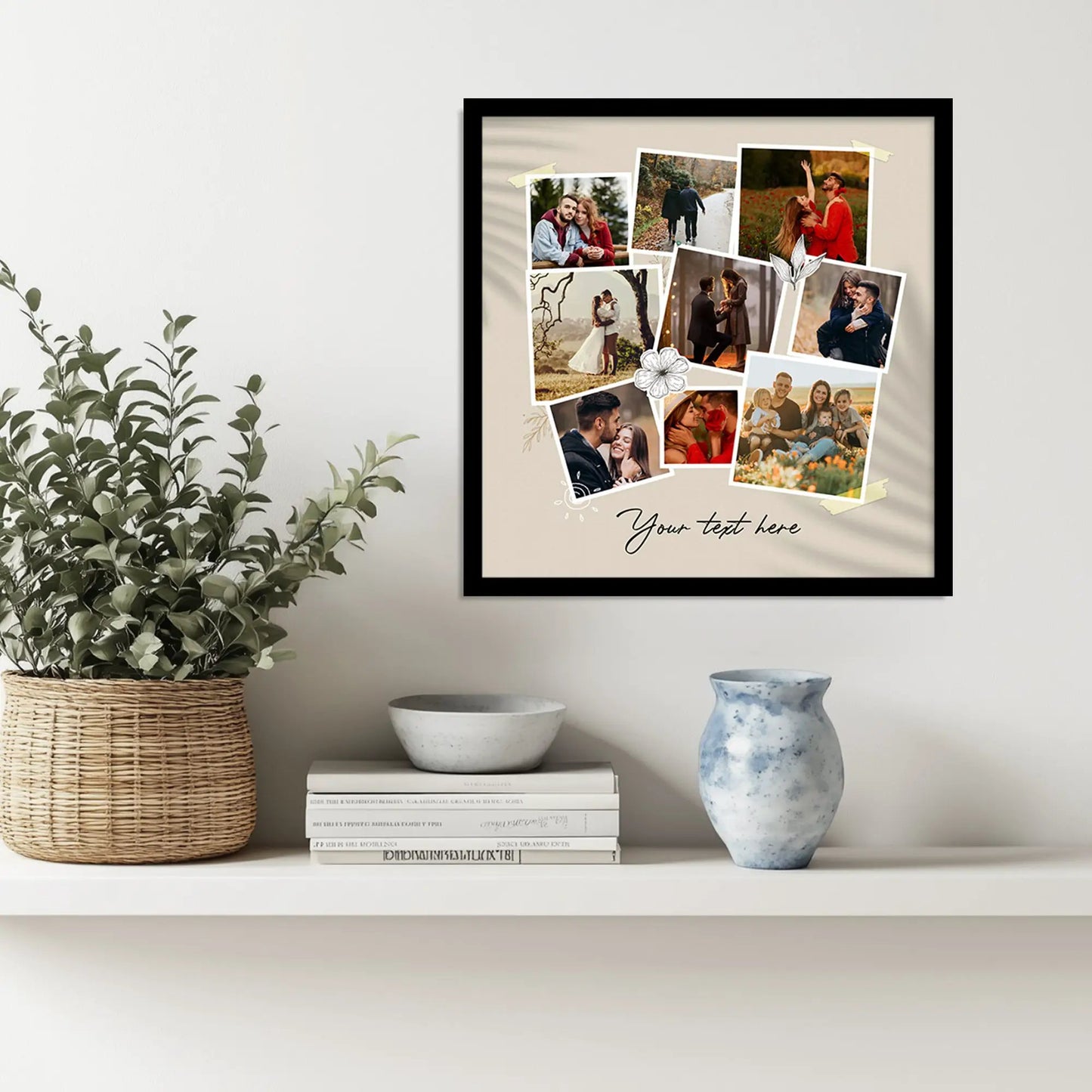 Customized Gifts for Men & Women – Personalized Photo Frame for Husband Birthday Special, Wife Anniversary Gift, Sister Birthday Gift, Unique Photo Gift, Useful Gift Ideas for Couples, Parents, Family