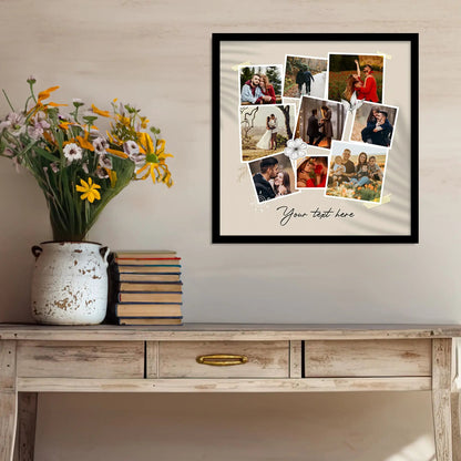 Customized Gifts for Men & Women – Personalized Photo Frame for Husband Birthday Special, Wife Anniversary Gift, Sister Birthday Gift, Unique Photo Gift, Useful Gift Ideas for Couples, Parents, Family