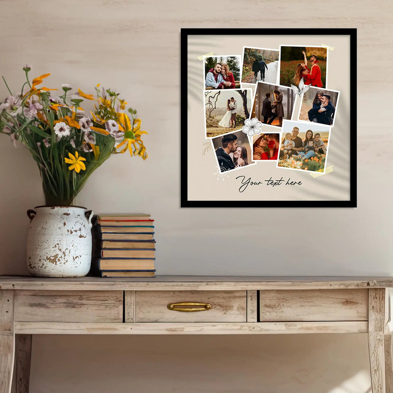 Customized Gifts for Men & Women – Personalized Photo Frame for Husband Birthday Special, Wife Anniversary Gift, Sister Birthday Gift, Unique Photo Gift, Useful Gift Ideas for Couples, Parents, Family