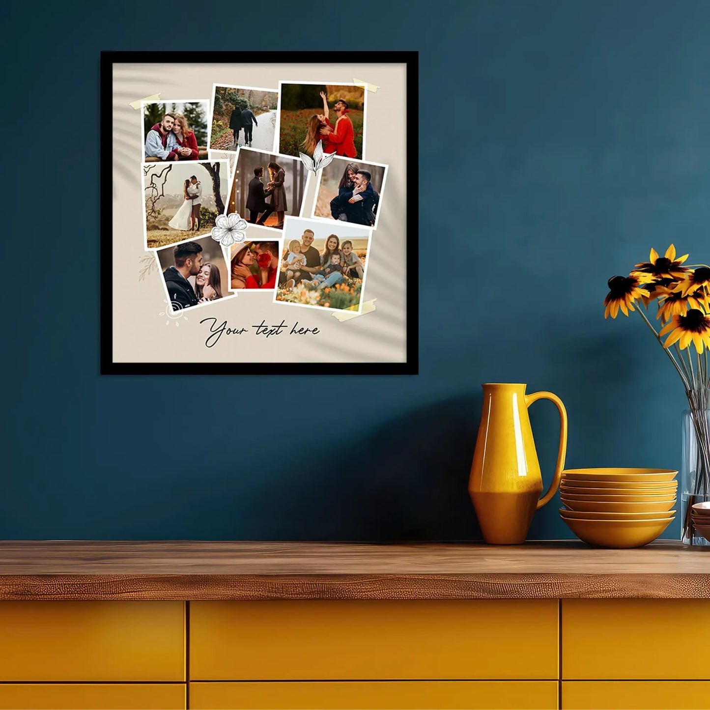 Customized Gifts for Men & Women – Personalized Photo Frame for Husband Birthday Special, Wife Anniversary Gift, Sister Birthday Gift, Unique Photo Gift, Useful Gift Ideas for Couples, Parents, Family