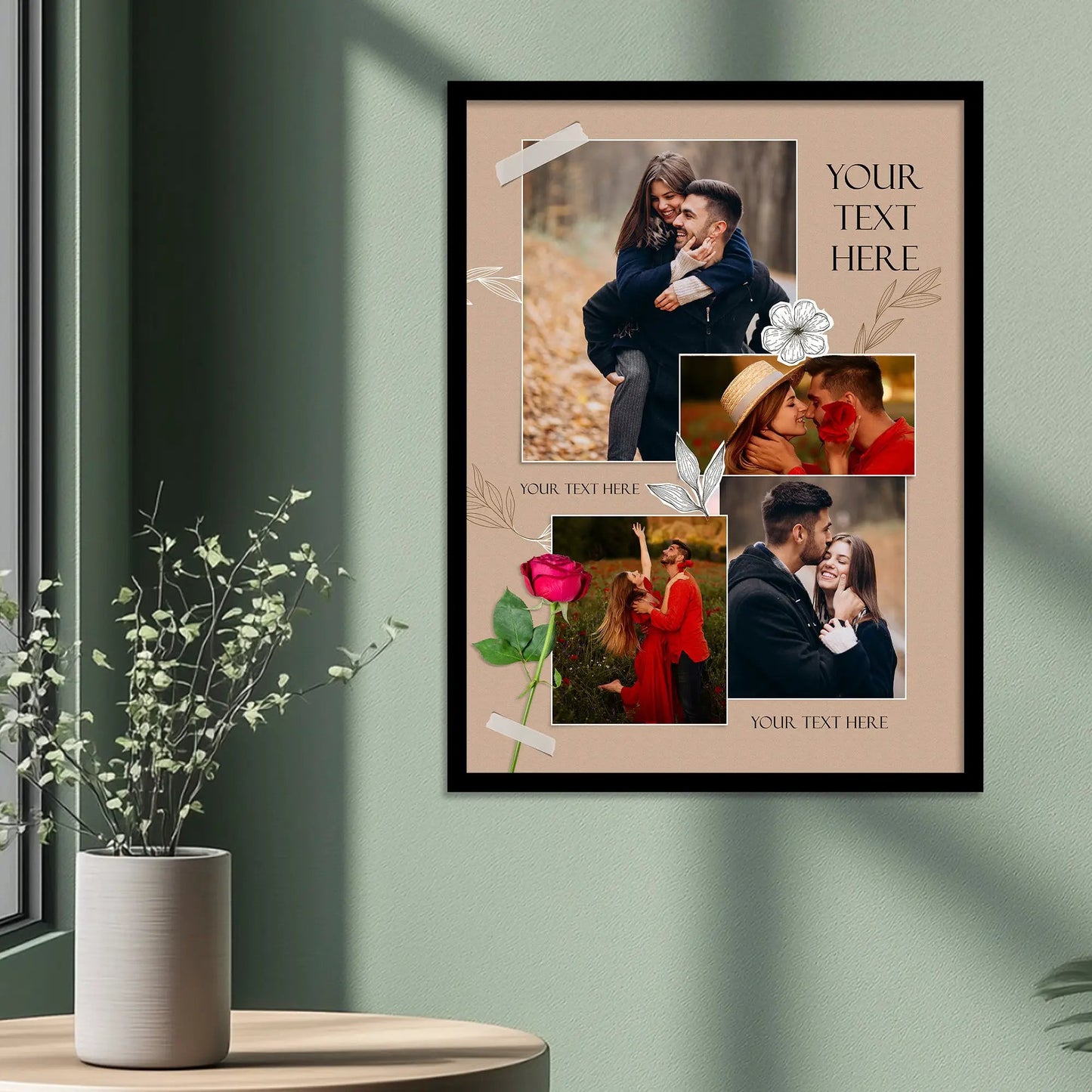 Customized Gifts for Men & Women – Personalized Photo Frame for Husband Birthday Special, Wife Anniversary Gift, Sister Birthday Gift, Useful Gift Ideas