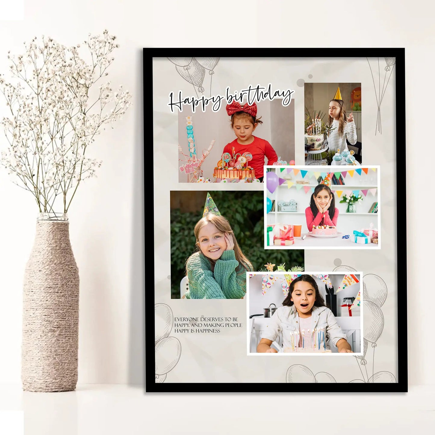 Customized Gifts for Men & Women – Personalized Photo Frame for Husband Birthday Special, Wife Anniversary Gift, Sister Birthday Gift, Useful Gift for Couples, Parents, Family – Perfect Marriage Anniversary, Wedding
