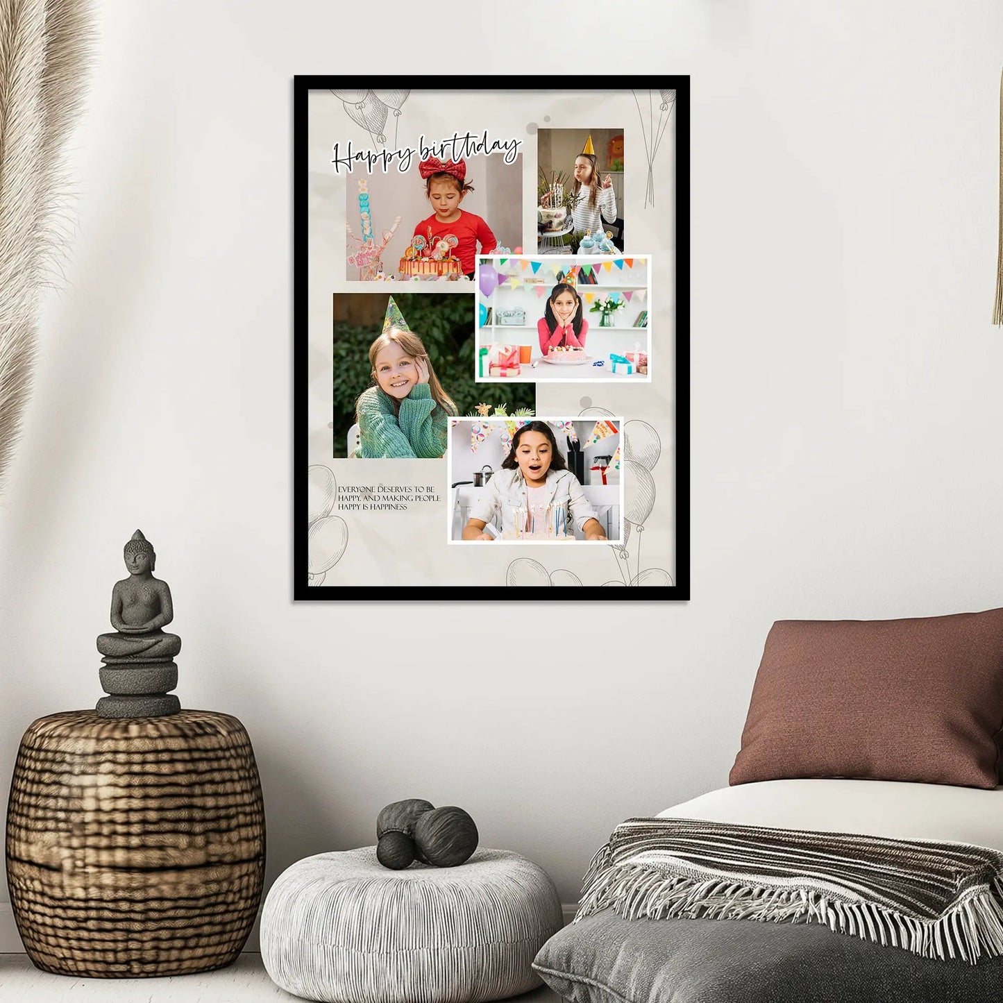 Customized Gifts for Men & Women – Personalized Photo Frame for Husband Birthday Special, Wife Anniversary Gift, Sister Birthday Gift, Useful Gift for Couples, Parents, Family – Perfect Marriage Anniversary, Wedding