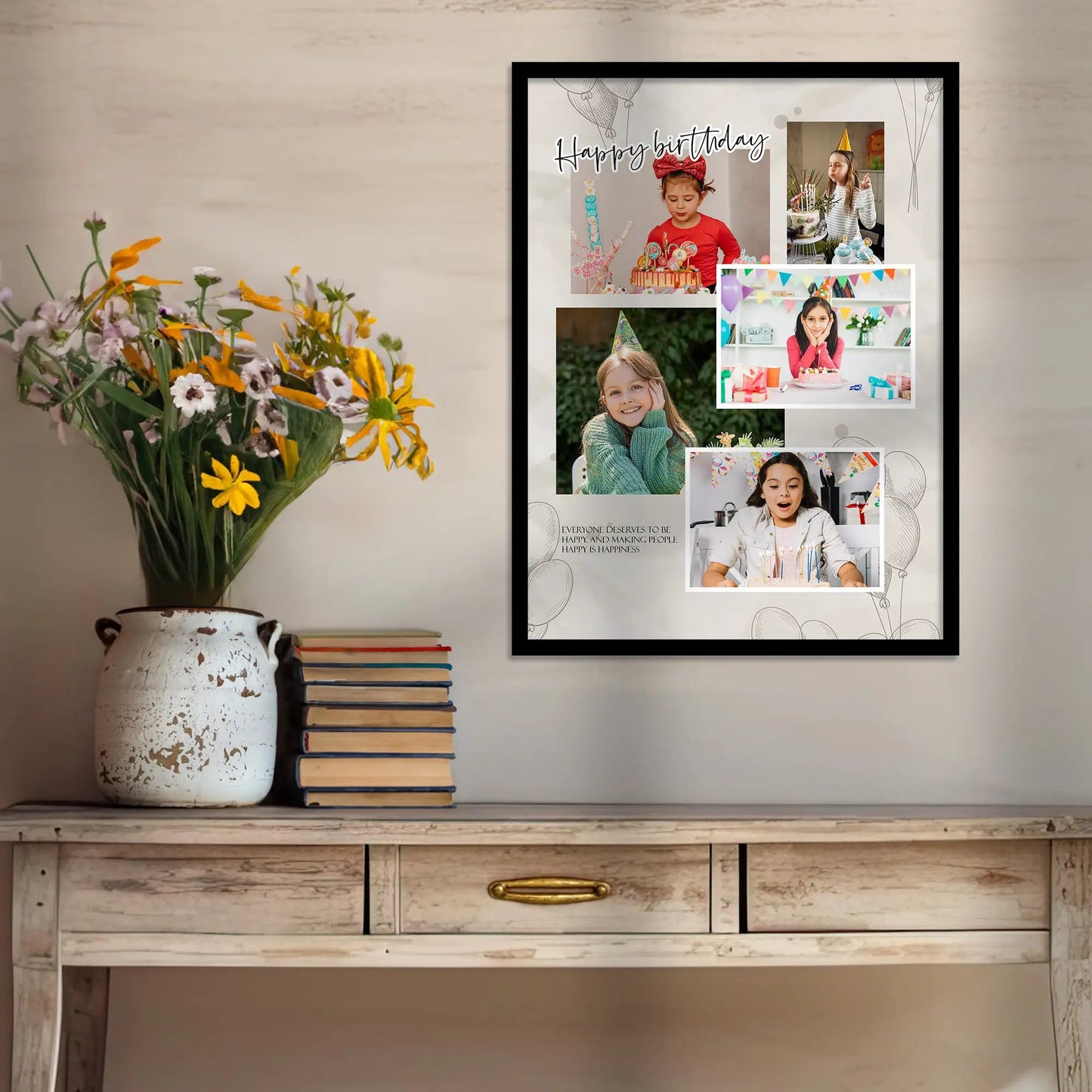 Customized Gifts for Men & Women – Personalized Photo Frame for Husband Birthday Special, Wife Anniversary Gift, Sister Birthday Gift, Useful Gift for Couples, Parents, Family – Perfect Marriage Anniversary, Wedding