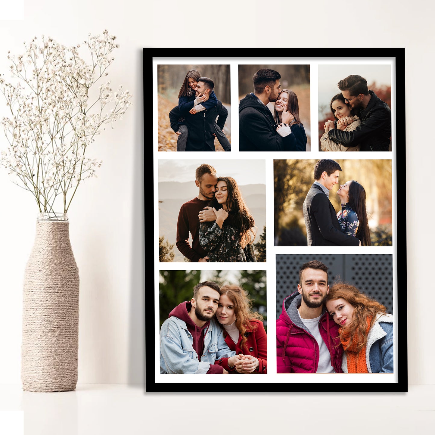 Customized Gifts for Men & Women – Personalized Photo Frame for Husband Birthday Special, Wife Anniversary Gift, Sister Birthday Gift, Useful Gift for Couples, Parents, Family – Perfect Marriage Anniversary, Wedding