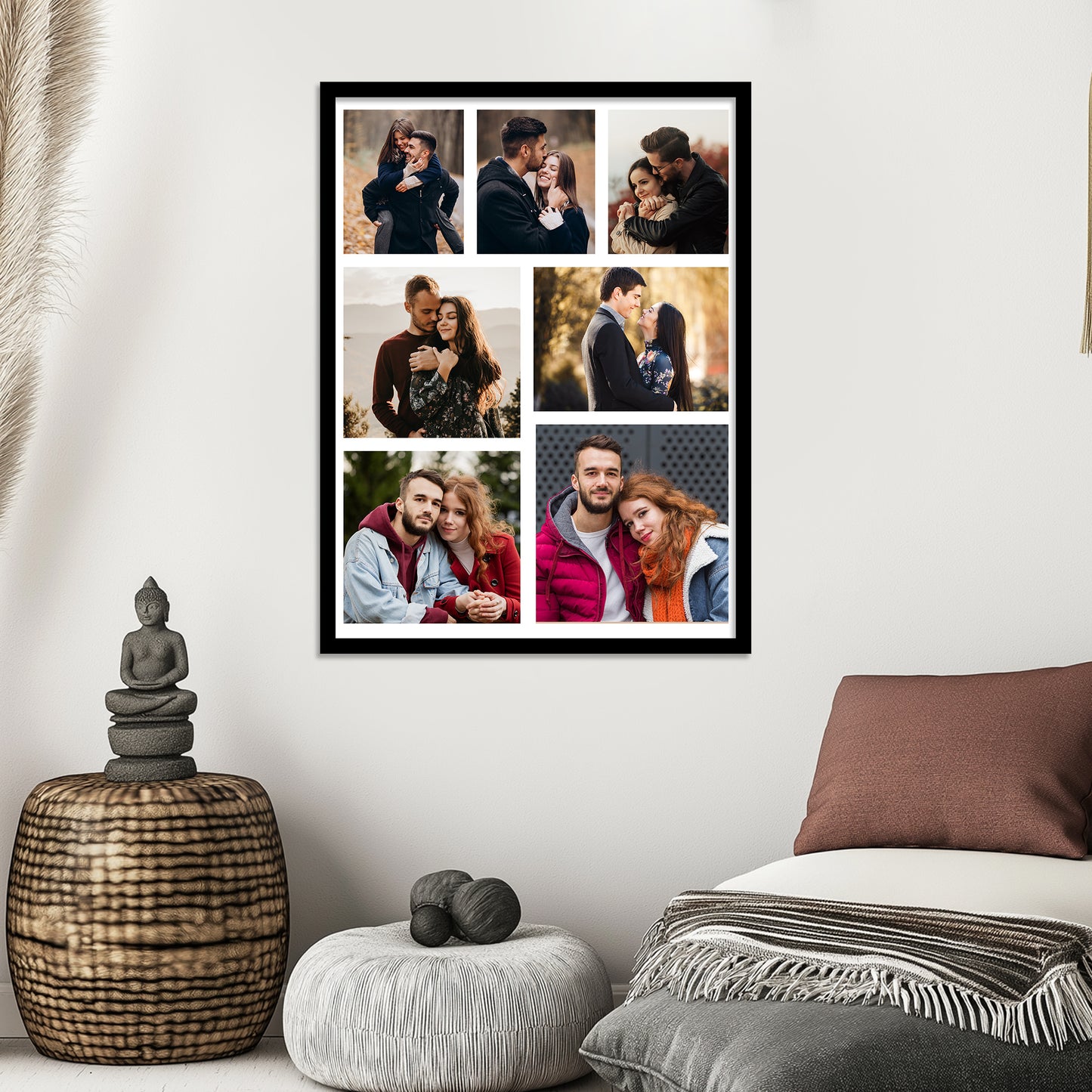 Customized Gifts for Men & Women – Personalized Photo Frame for Husband Birthday Special, Wife Anniversary Gift, Sister Birthday Gift, Useful Gift for Couples, Parents, Family – Perfect Marriage Anniversary, Wedding