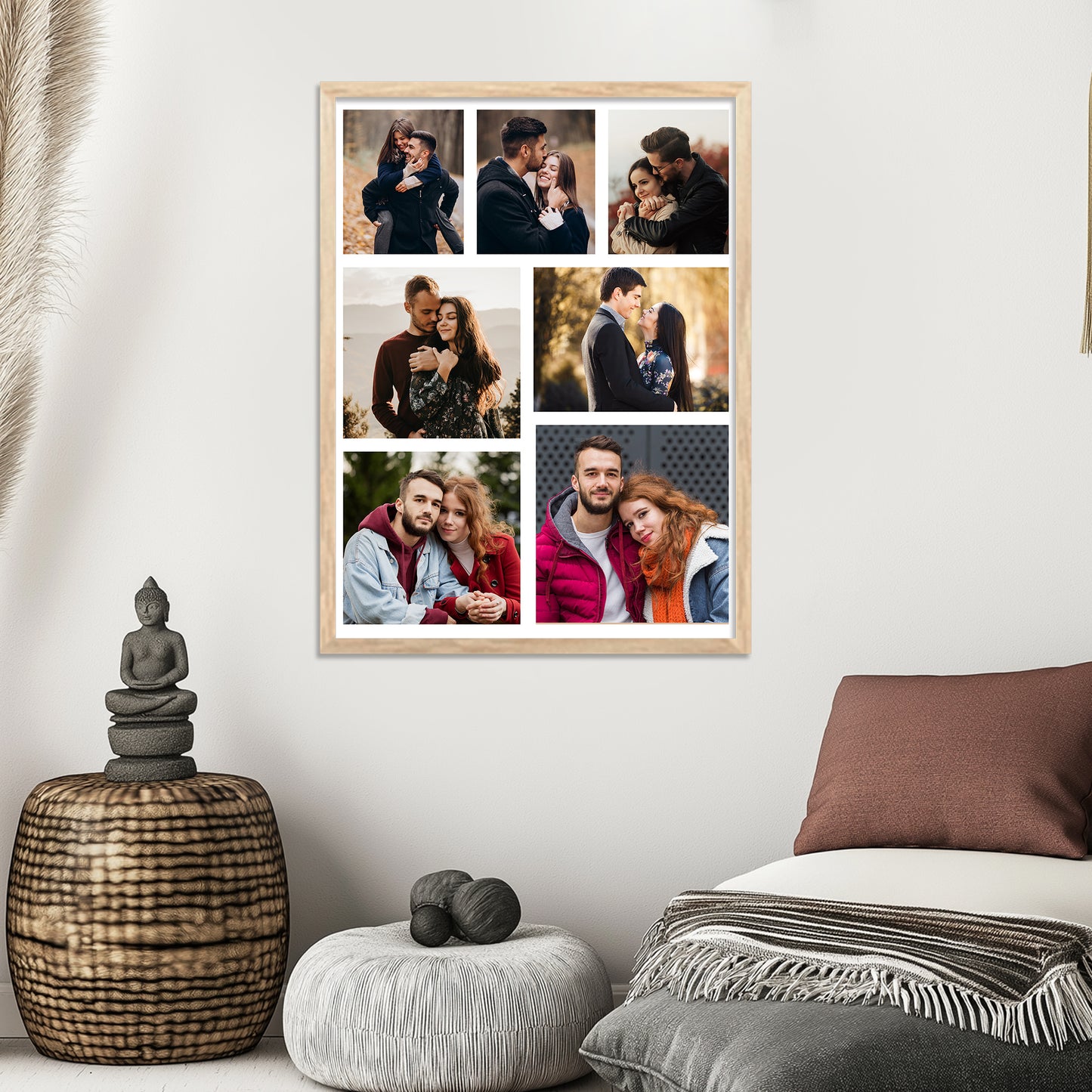 Customized Gifts for Men & Women – Personalized Photo Frame for Husband Birthday Special, Wife Anniversary Gift, Sister Birthday Gift, Useful Gift for Couples, Parents, Family – Perfect Marriage Anniversary, Wedding