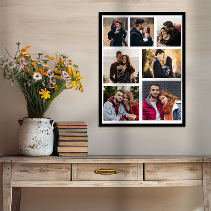 Customized Gifts for Men & Women – Personalized Photo Frame for Husband Birthday Special, Wife Anniversary Gift, Sister Birthday Gift, Useful Gift for Couples, Parents, Family – Perfect Marriage Anniversary, Wedding