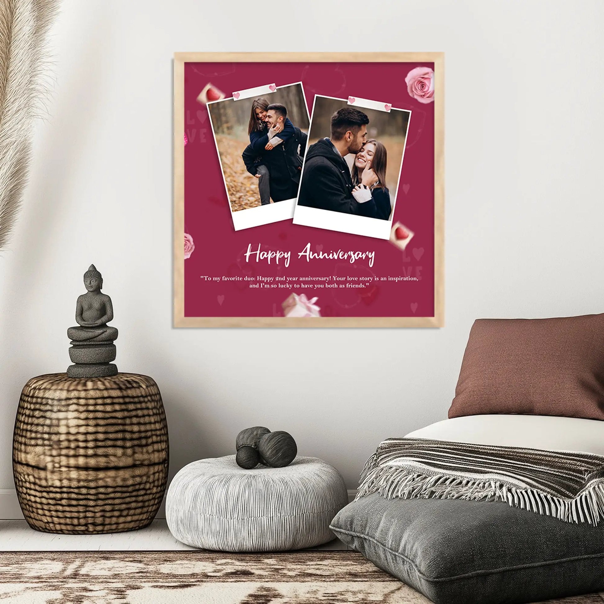 Customized Gifts for Men & Women – Personalized Photo Frame for Husband Birthday Special, Wife Anniversary Gift, Sister Birthday Gift, Unique Photo Gift, Useful Gift Ideas for Couples, Parents, Family by Kotart store