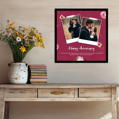 Customized Gifts for Men & Women – Personalized Photo Frame for Husband Birthday Special, Wife Anniversary Gift, Sister Birthday Gift, Unique Photo Gift, Useful Gift Ideas for Couples, Parents, Family