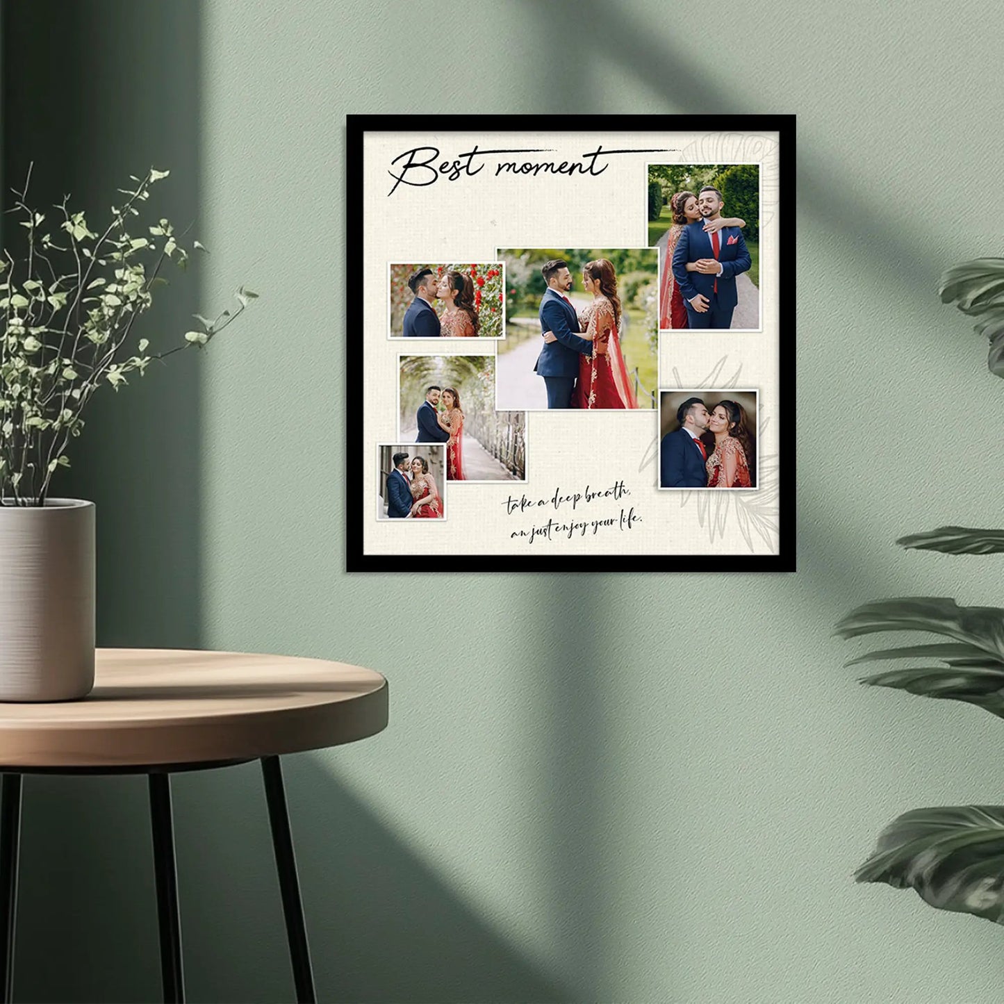 Customized Gifts for Men & Women – Personalized Photo Frame for Husband Birthday Special, Wife Anniversary Gift, Sister Birthday Gift, Unique Photo Gift, Useful Gift Ideas for Couples, Parents, Family